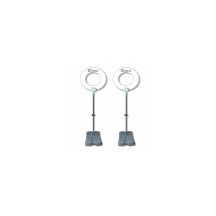 Simple goal post set for youth drone soccer practice (2pcs)